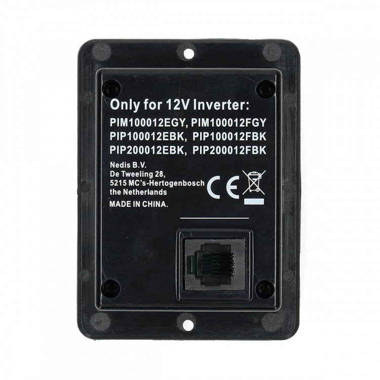 Nedis Power Inverter Fjärrkontroll | 6.00 m | RJ12 | Svart