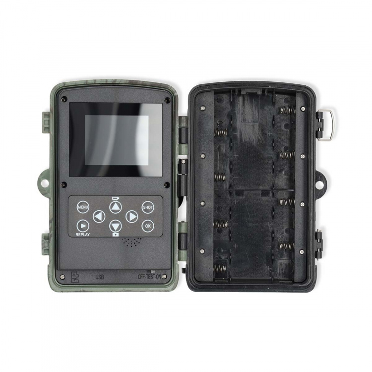 Nedis Åtelkamera | 4K@10fps | 50 MPixel | 5 MPixel CMOS | IP65 | Svart No-Glow IR | Nattseende | Betraktningsvinkel: 60 ° | Rörelsesensor | Detektionsvinkel: 130 ° | Detekteringsräckvidd: 20 m | Skärmstorlek: 2.4  Nedis Åtelkamera | 4K@10fps | 50 MPixel | 5 MPixel CMOS | IP65 | Svart No-Glow IR | Nattseende | Betraktningsvinkel: 60 ° | Rörelsesensor | Detektionsvinkel: 130 ° | Detekteringsräckvidd: 20 m | Skärmstorlek: 2.4