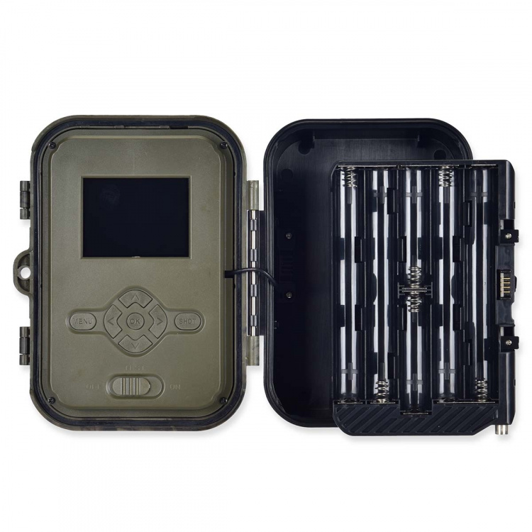 Nedis Åtelkamera | 4K@10fps | 50 MPixel | 8 MPixel CMOS | IP65 | Svart No-Glow IR | Nattseende | Betraktningsvinkel: 100 ° | Rörelsesensor | Detektionsvinkel: 120 ° | Detekteringsräckvidd: 25 m | Skärmstorlek: 2.4 