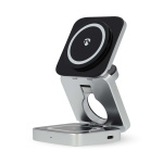 Nedis Trådlös laddning | 3-i-1 | 2.5 / 5 / 15 W | LED indikatorn används | Kabel ingår | USB-A / USB-C™ | 1.50 m