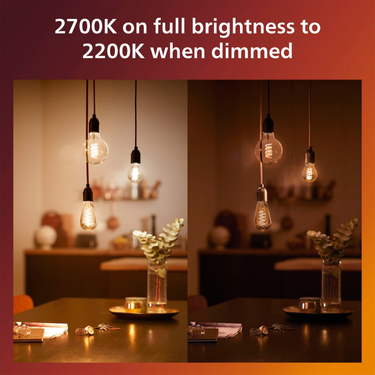 Philips LED SceneSwitch E27 ST64 7-3,8-1W (50W) Deco spiral Philips LED SceneSwitch E27 ST64 7-3,8-1W (50W) Deco spiral