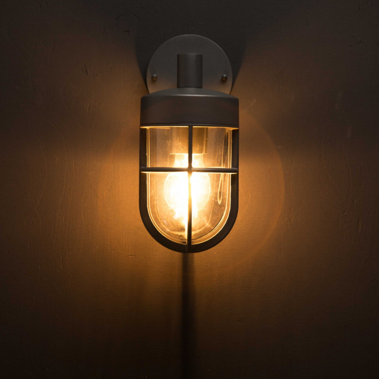 Llitt Jimmy Väggarmatur E27-sockel IP44 Antracit