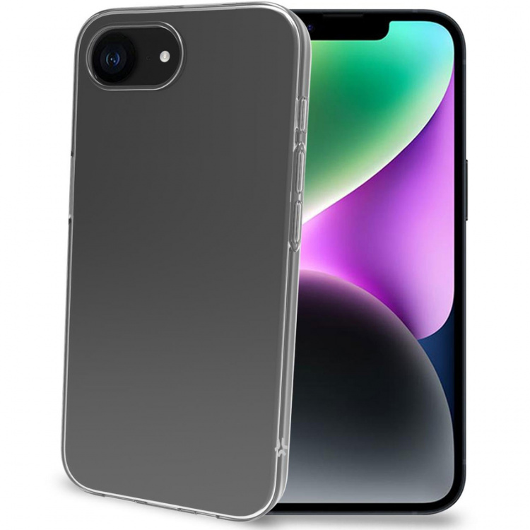 Celly Gelskin TPU Cover iPhone 16e Transparent