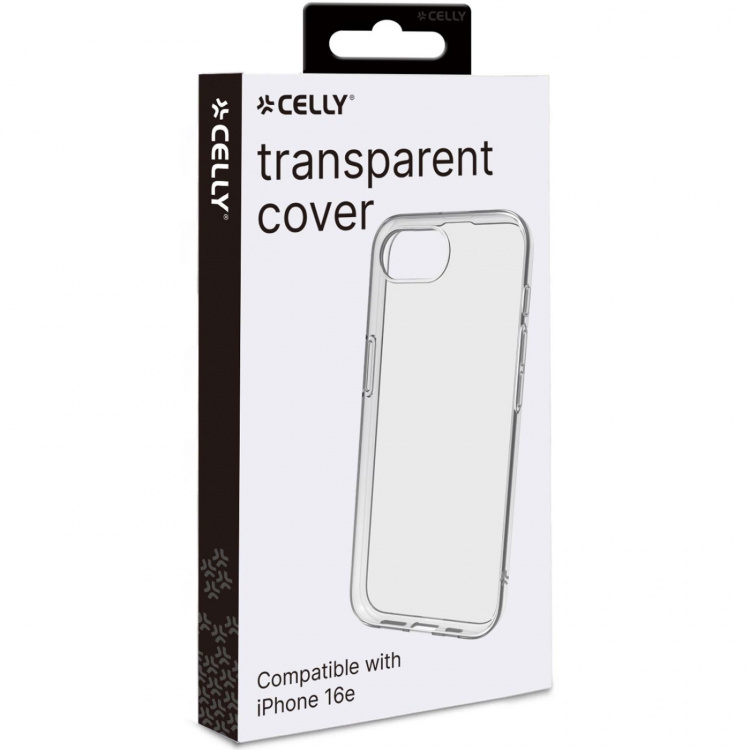 Celly Gelskin TPU Cover iPhone 16e Transparent