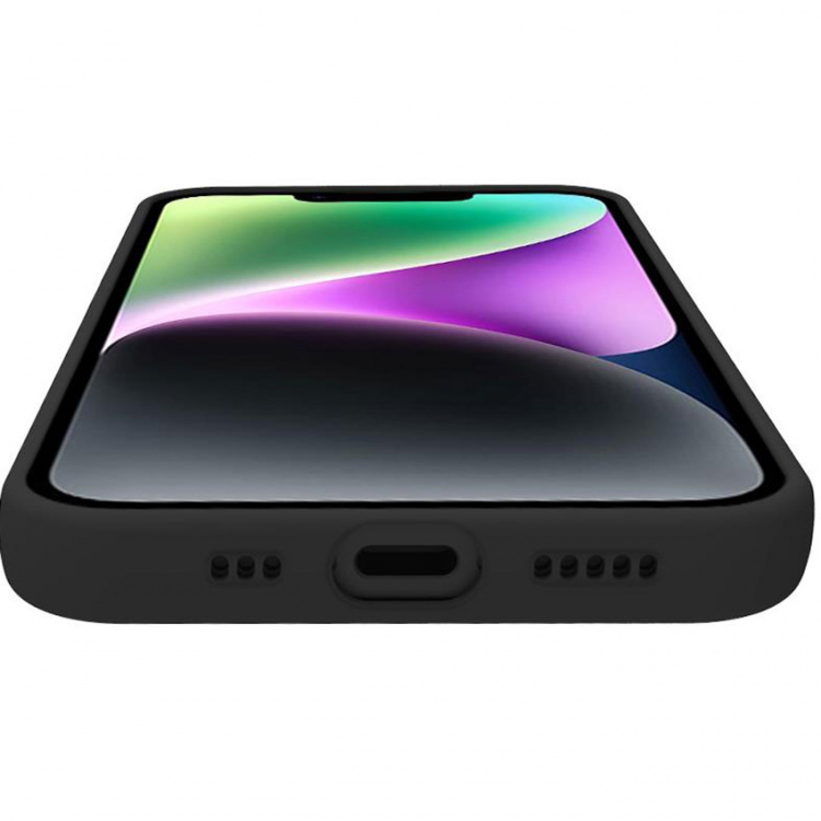 Celly Cromo Soft rubber case iPhone 16e Svart