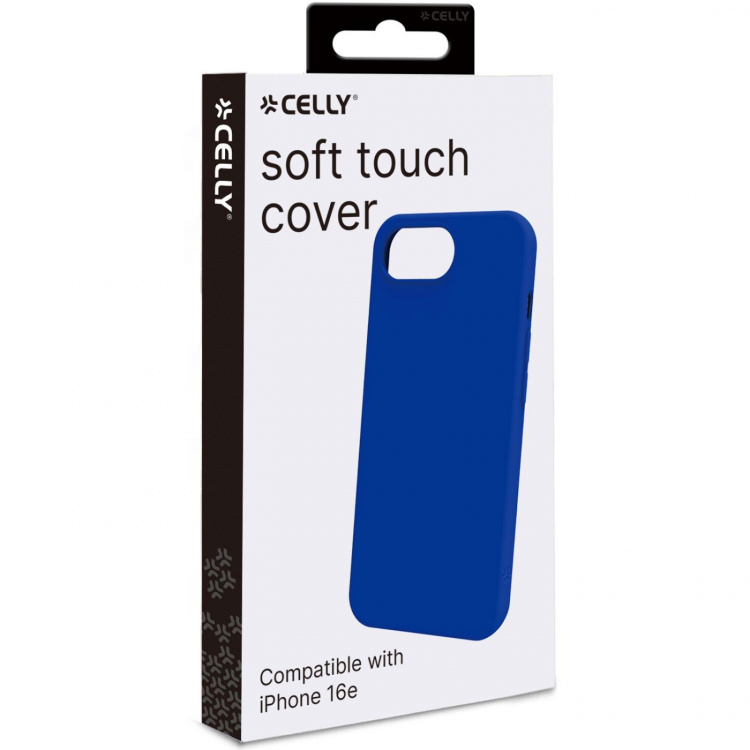 Celly Cromo Soft rubber case iPhone 16e Blå Celly Cromo Soft rubber case iPhone 16e Blå