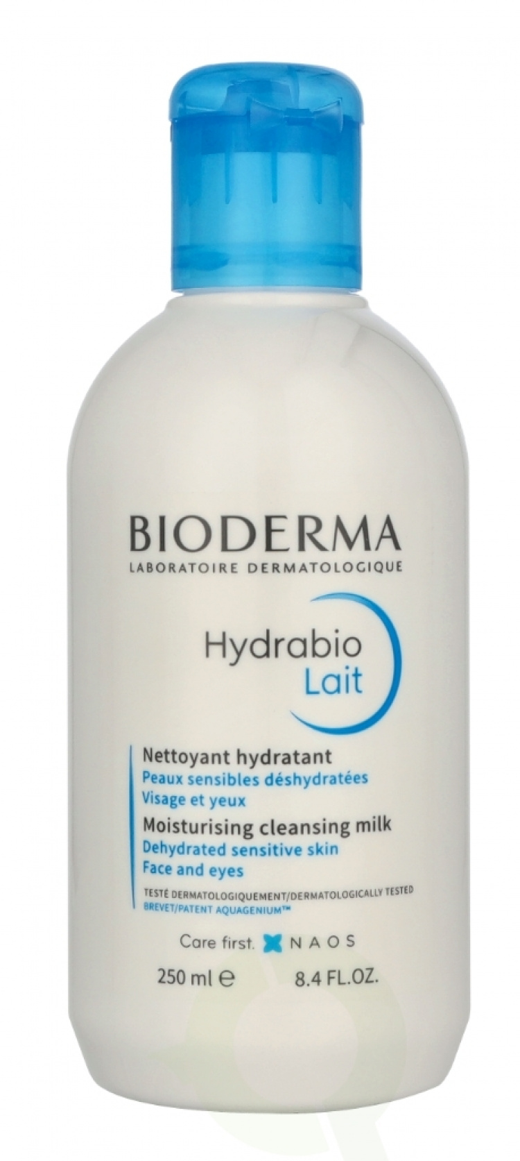Bioderma Hydrabio Lait Moisturising Cleansing Milk 250 ml Dehydrated Sensitive Skin, Face And Eyes