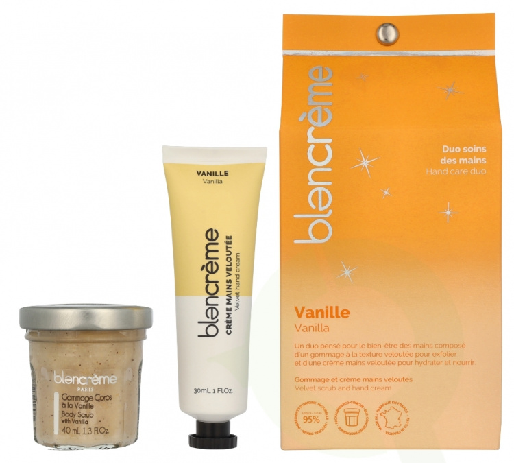 Blancreme Hand Cream Duo 70 ml Hand Cream 30ml/Scrub 40ml - Tonka