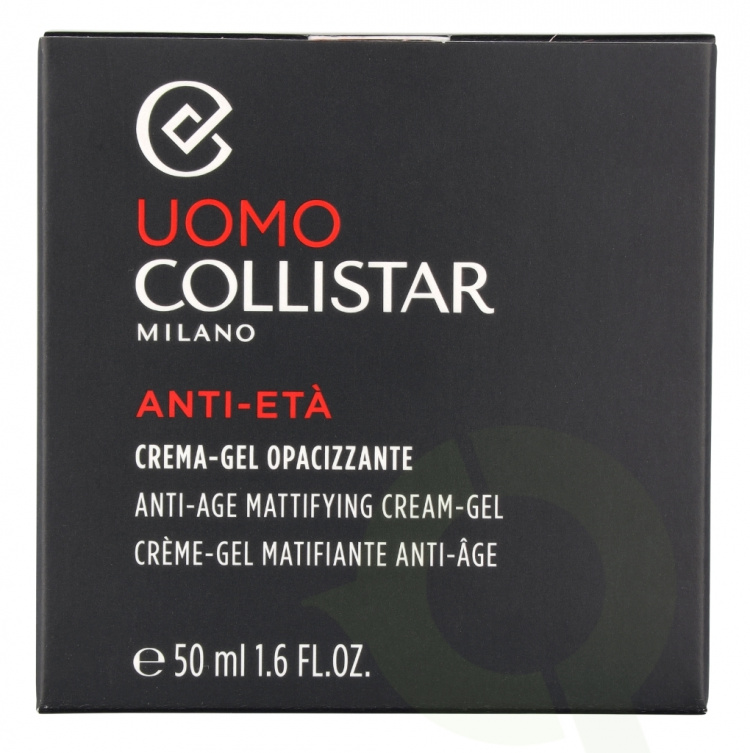 Collistar Uomo Anti-Age Mattifying Cream-Gel 50 ml