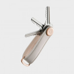 Orbitkey Nyckelhållare i läder - sten/grå