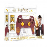 Trade Invaders Harry Potter-Silikonfodral + tumstockar för PS5 Controller - Gryffindor - Röd