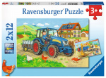 Ravensburger Hårt arbete 2x12p - 07616