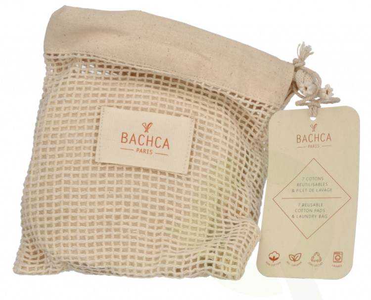 Bachca Paris Reusable Makeup Remover Pads Set 8 piece 7x Remover Pads/1x Laundry Bag