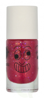 Nailmatic Kids Nail Polish 8 ml Clear Raspberry Glitter