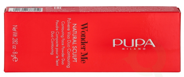 Pupa Milano Pupa Wonder Me Natural Sculpt Palette 8 g #01 Light