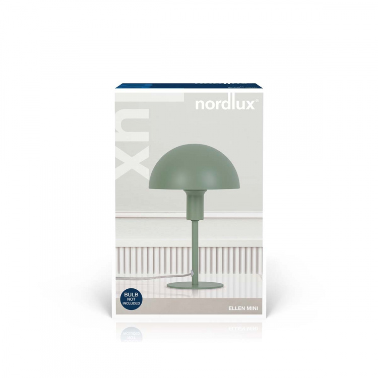 Nordlux Ellen Mini Bordslampa Dammig grön