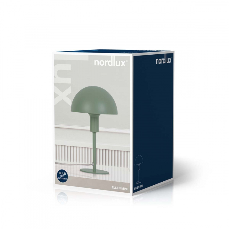 Nordlux Ellen Mini Bordslampa Dammig grön