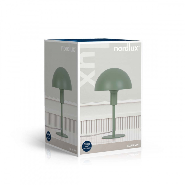 Nordlux Ellen Mini Bordslampa Dammig grön