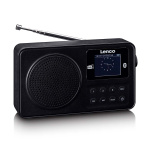 Lenco Bärbar DAB+/FM-radio med Bluetooth Svart Lenco Bärbar DAB+/FM-radio med Bluetooth Svart
