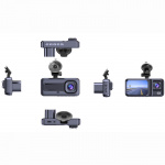 Denver Bilkamera med dubbla linser (framåt och bakåt)