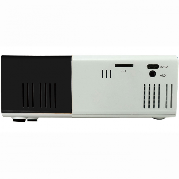 Denver Mini-projektor med HDMI, USB-C och MicroSD kortläsare