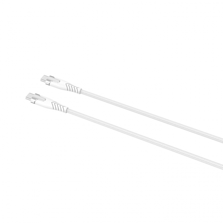 Gear Kevlarkabel Pro Usb-C 2.0 Med Metallhölje Vit 1,5m Gear Kevlarkabel Pro Usb-C 2.0 Med Metallhölje Vit 1,5m