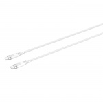 Gear Kevlarkabel Pro Usb-C 2.0 Med Metallhölje Vit 1,5m Gear Kevlarkabel Pro Usb-C 2.0 Med Metallhölje Vit 1,5m