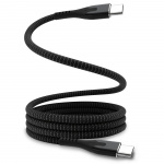 STATIK Magnetisk Kabel Magstack Pro USB-C Till USB-C Svart 1m STATIK Magnetisk Kabel Magstack Pro USB-C Till USB-C Svart 1m