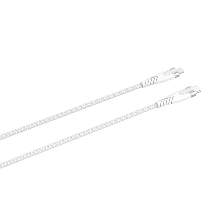 Gear Kevlarkabel Pro Usb-C Till Lightning Metallhölje Vit 1,5 M Gear Kevlarkabel Pro Usb-C Till Lightning Metallhölje Vit 1,5 M
