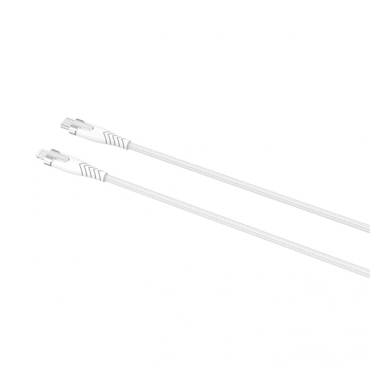 Gear Kevlarkabel Pro Usb-C Till Lightning Metallhölje Vit 1,5 M Gear Kevlarkabel Pro Usb-C Till Lightning Metallhölje Vit 1,5 M