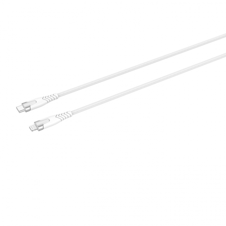 Gear Kevlarkabel Pro Usb-C Till Lightning Metallhölje Vit 1,5 M Gear Kevlarkabel Pro Usb-C Till Lightning Metallhölje Vit 1,5 M