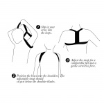 SWEDISH POSTURE Classic Hållningsband Vit M-L