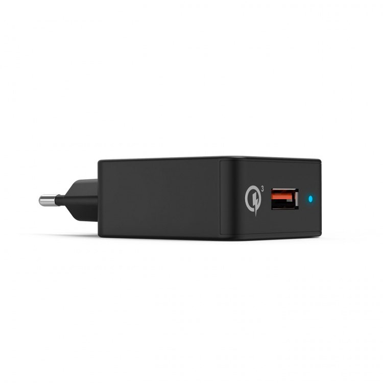 Hama Snabbladdare Fast Charger 1x USB-A Qualcomm 19.5w Svart Hama Snabbladdare Fast Charger 1x USB-A Qualcomm 19.5w Svart