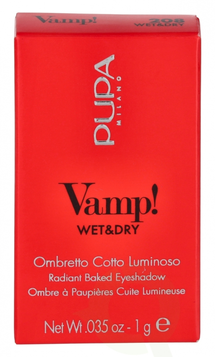 Pupa Milano Pupa Vamp! Wet & Dry Eyeshadow 1 g #208 Ballerina Pink