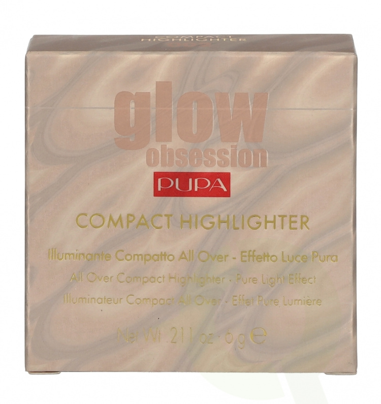 Pupa Milano Pupa Glow Obsession All Over Compact Highlighter 6 g #Rose Gold