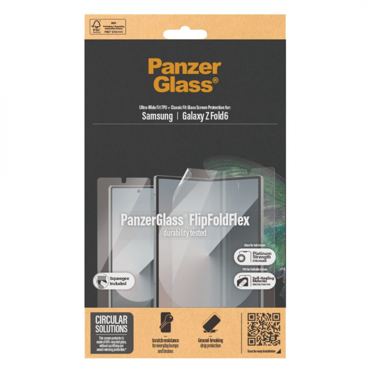 PanzerGlass Flipfoldflex Screen Protector Samsung Galaxy Z Fold6 Glass & Film PanzerGlass Flipfoldflex Screen Protector Samsung Galaxy Z Fold6 Glass & Film