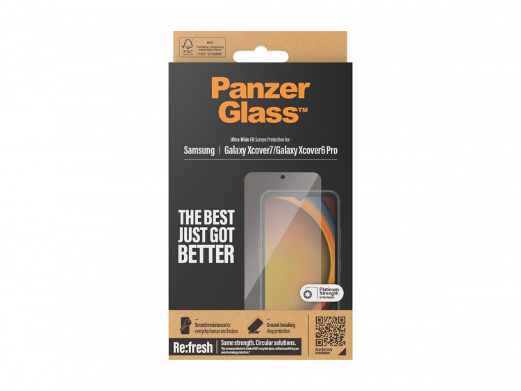 PanzerGlass Samsung Skärmskydd Galaxy Xcover 6 Pro, XCover7