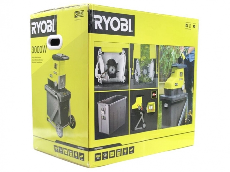 Ryobi RSH3045U kompostförstörare elektrisk