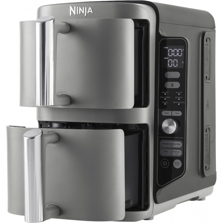 Ninja SL400EU Double Stack XL Airfryer 2.47kW Grå