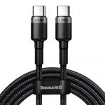 Baseus Cafule USB-C til USB-C kabel 100W 2m grå/svart