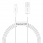 Baseus USB 2.0 til Lightning kabel 1.5m vit