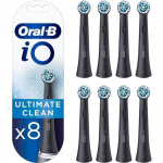 Oral B Elektriska Borsthuvuden iO Ultimate Clean, 8-pack Svart