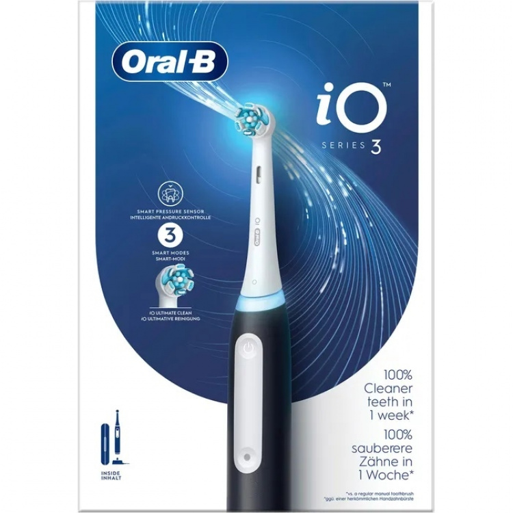 Oral B iO Series 3 Eltandborste, Svart