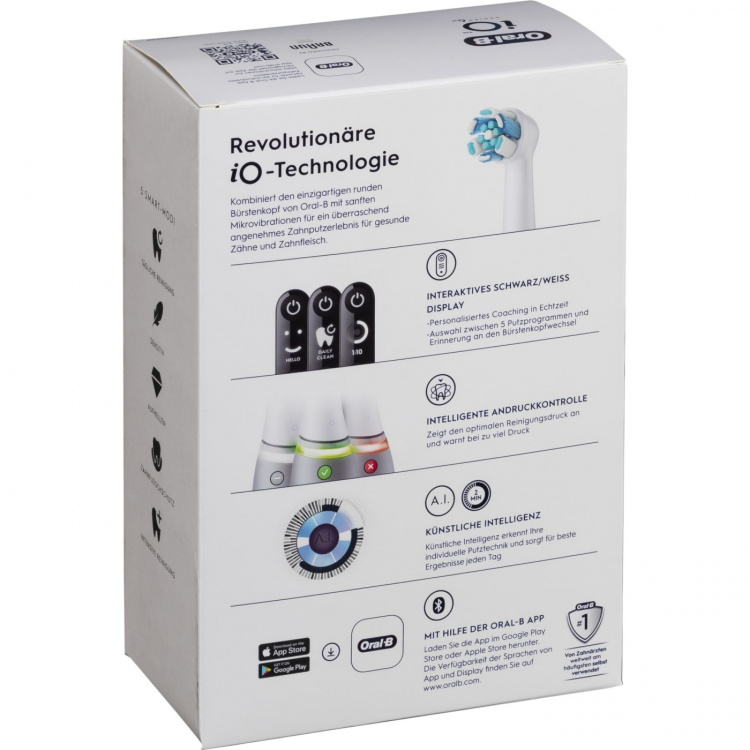 Oral B iO Series 6N Eltandborste, Grå