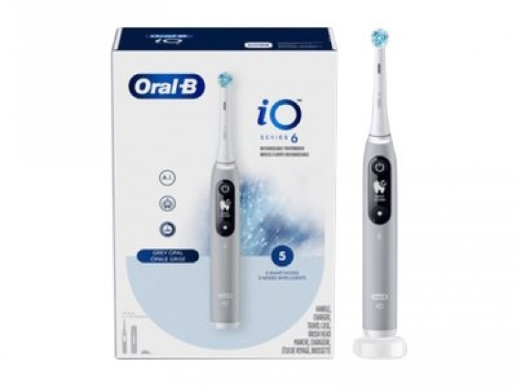 Oral B iO Series 6 Eltandborste, Opal grå Oral B iO Series 6 Eltandborste, Opal grå