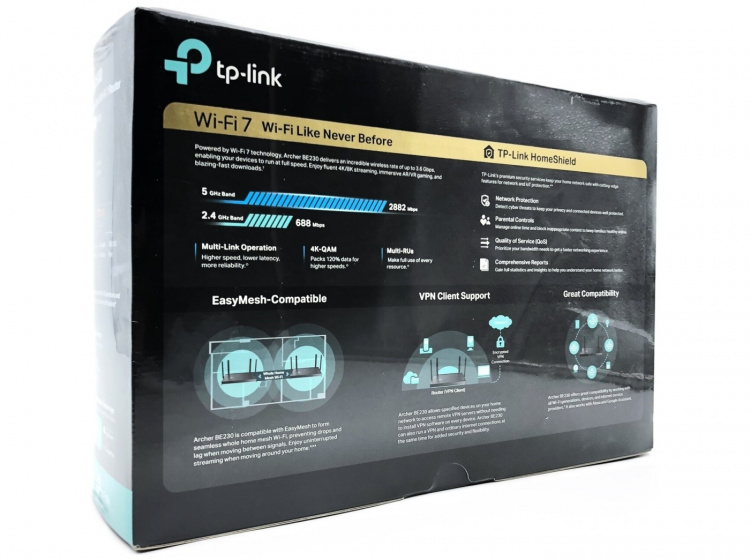 TP-Link Archer BE230 V1 trådlös router Desktop