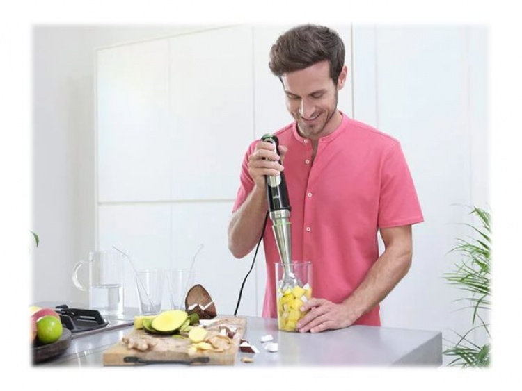 Braun Multiquick 9 MQ 9187XLI stavmixer Premium svart/borstat rostfritt stål