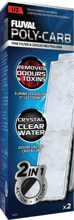 Fluval Poly/kolpatron 2-pack U3 - (126.2491)