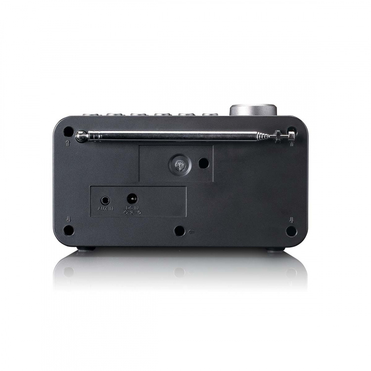 Lenco DAB+/FM-radioväckarklocka med färgdisplay, sleeptimer och dubbel alarmfunktion Svart