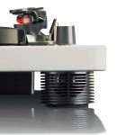 Lenco Skivspelare med inbyggda högtalare USB-kodning Grå